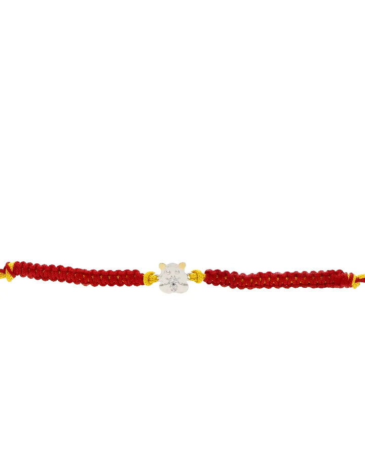 Teddy Kids Rakhi in 92.5 Silver