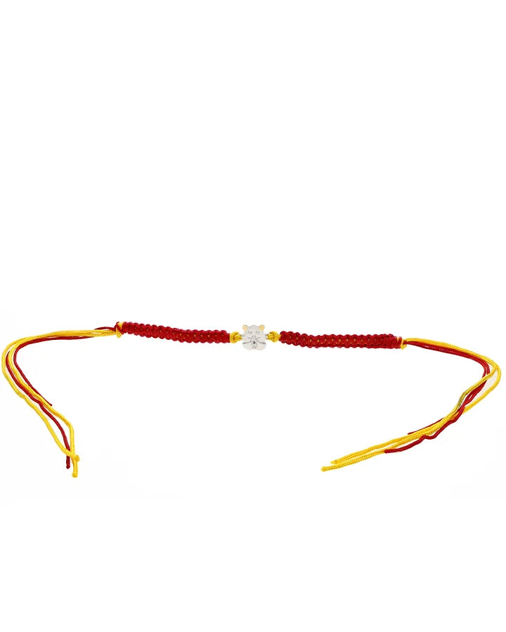 Teddy Kids Rakhi in 92.5 Silver