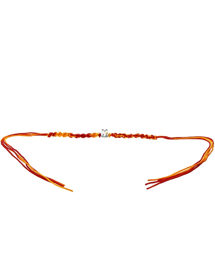 Kitty Bow Kids Rakhi in 92.5 Silver