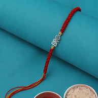 Bro Diamond Rakhi in 92.5 Silver