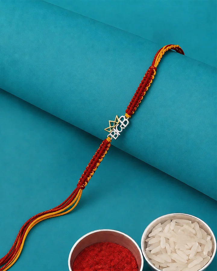 Big B Rakhi in 92.5 Silver