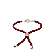 Ganesha Stone Rakhi in 92.5 Silver