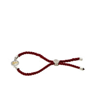 Ganesha Stone Rakhi in 92.5 Silver