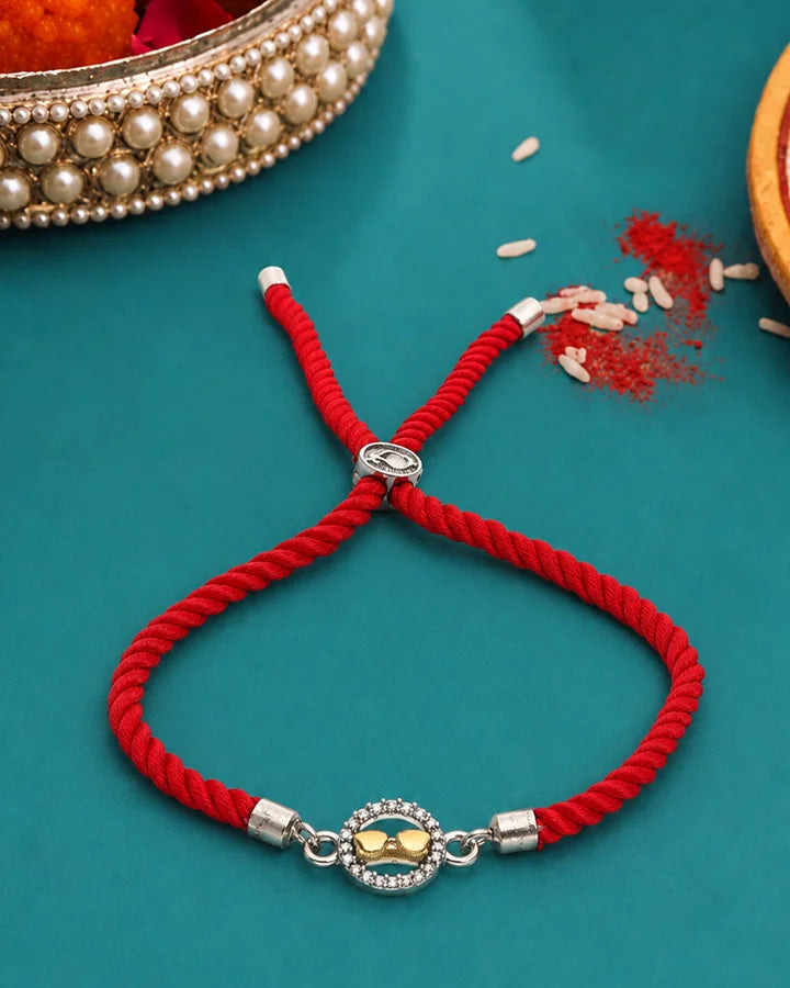 Goggle Bro Rakhi in 92.5 Silver