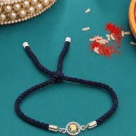 Apple Rakhi in 92.5 Silver