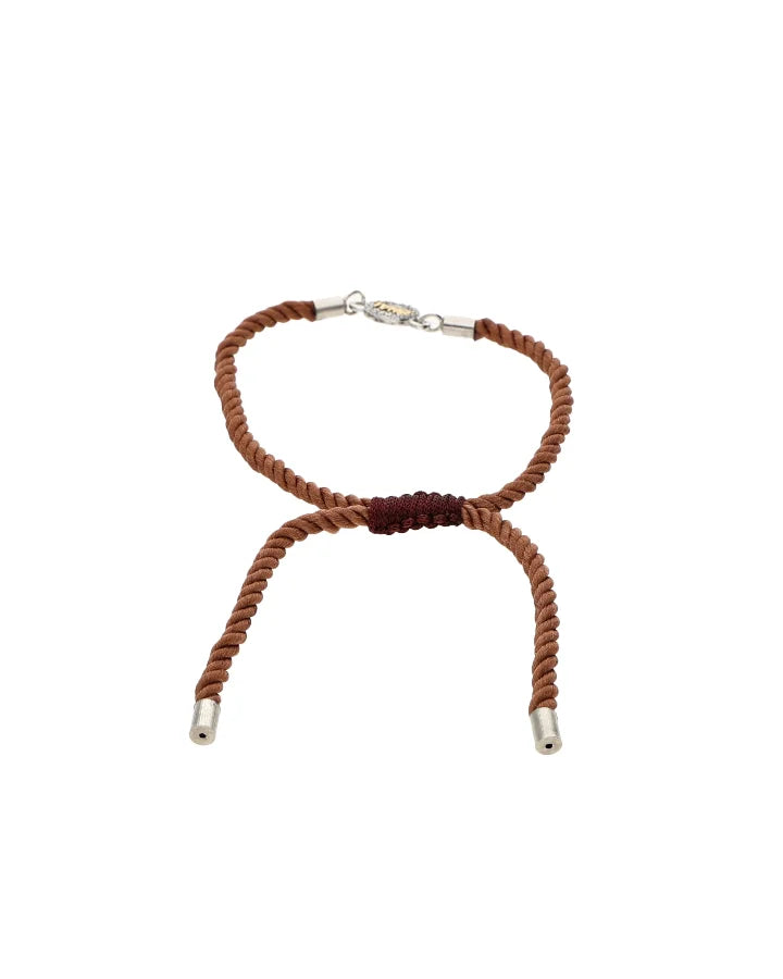 Bhai Stone Rakhi in 92.5 Silver