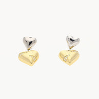 Golden Triangle Dangles in 92.5 Silver