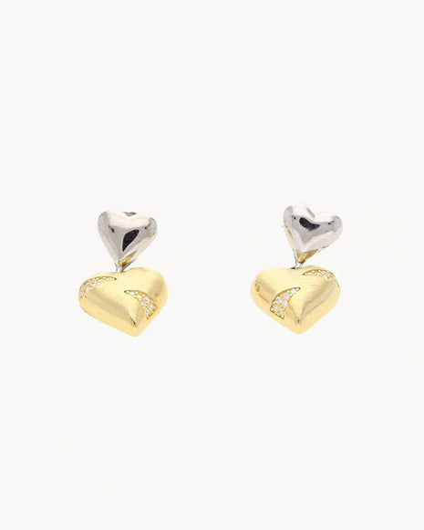 Golden Triangle Dangles in 92.5 Silver