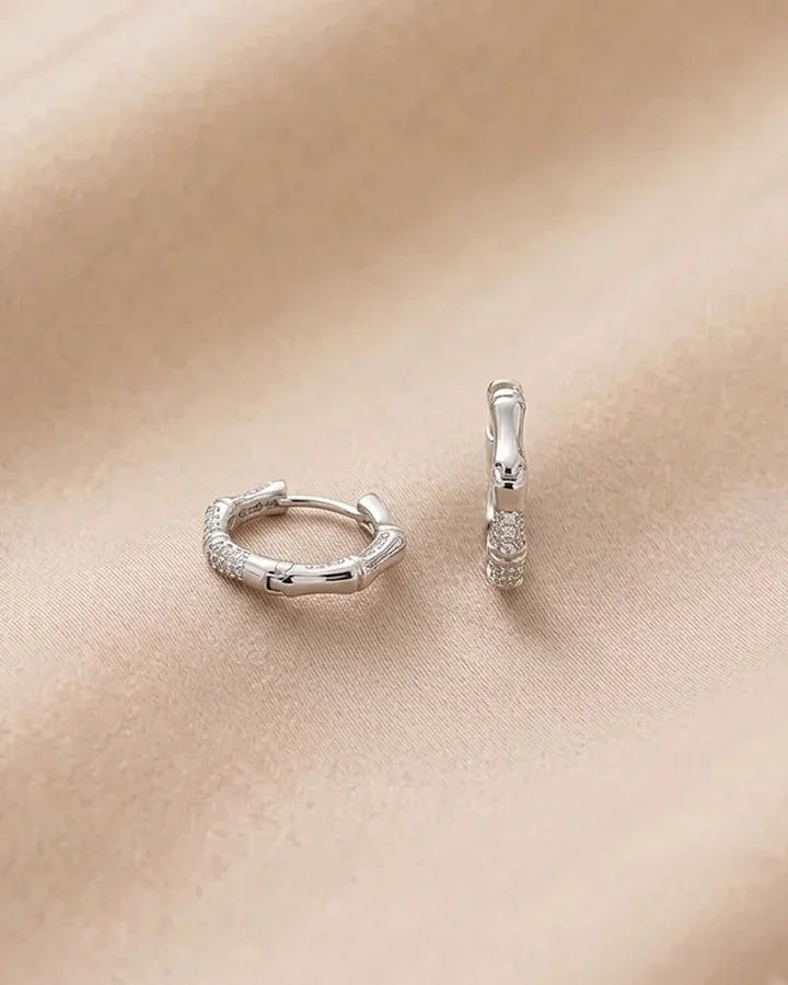 Silver Rhythm Hoops in 92.5 Silver