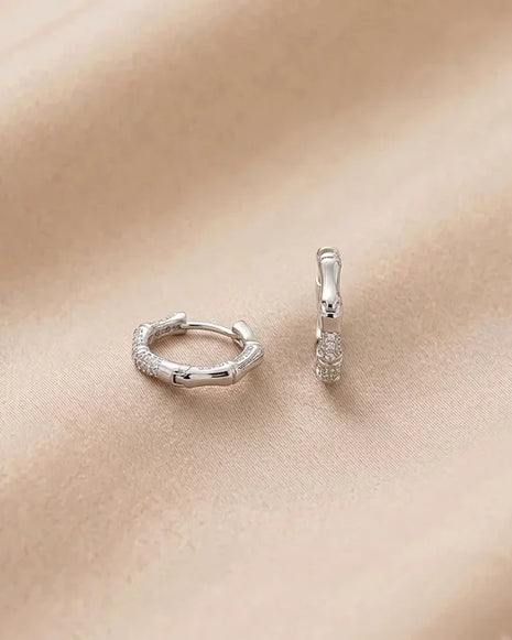 Silver Rhythm Hoops in 92.5 Silver