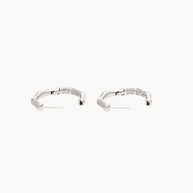 Silver Rhythm Hoops in 92.5 Silver