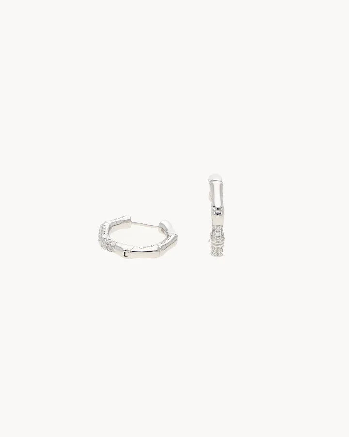 Silver Rhythm Hoops in 92.5 Silver