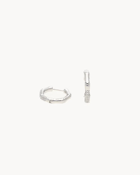 Silver Rhythm Hoops in 92.5 Silver