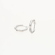 Silver Rhythm Hoops in 92.5 Silver