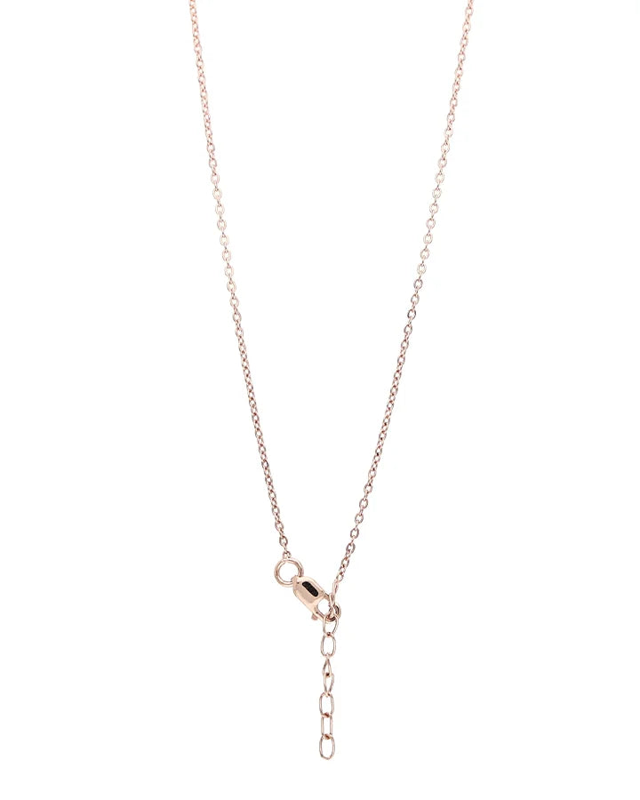 Aqua charm chain in 92.5 silver