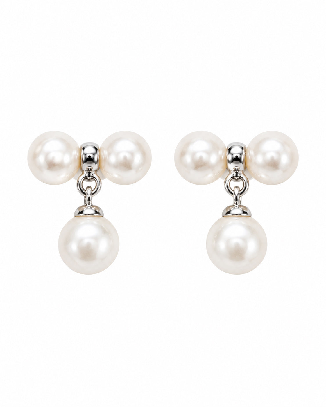 Pearl Blossom Grace Necklace in 92.5 Silver