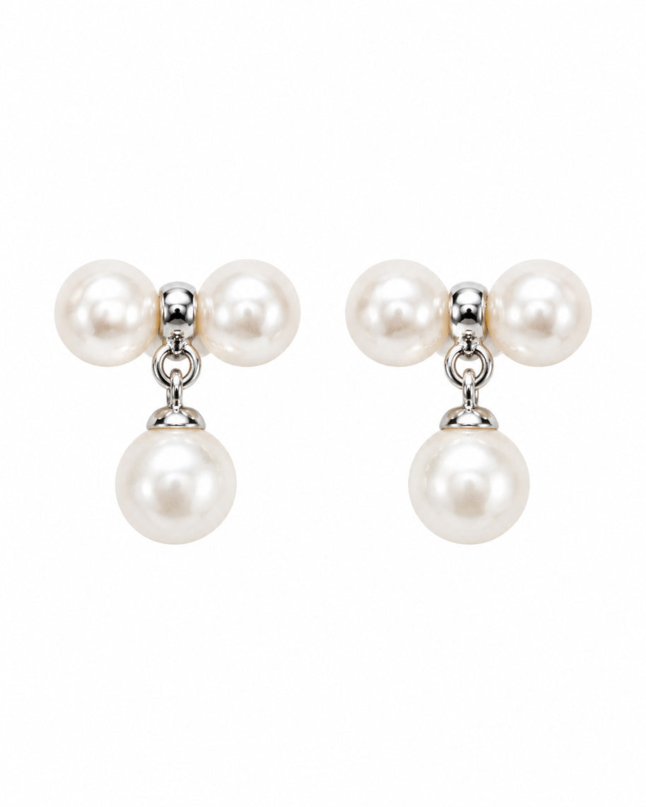 Pearl Blossom Grace Necklace in 92.5 Silver