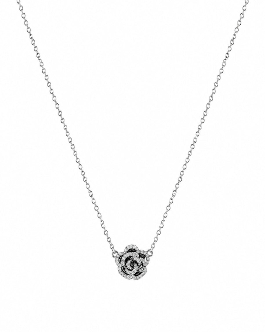 Rose Elegance Pendant Set in 92.5 Silver
