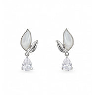 Floral Sparkle Pendant Set in 92.5 Silver