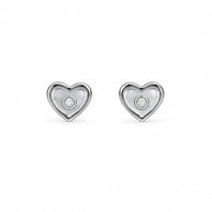 Pearl Heart Pendant Set in 92.5 Silver
