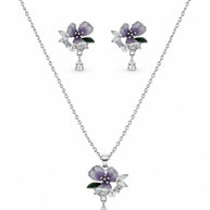 Enchanted Bloom Pendant Set in 92.5 Silver