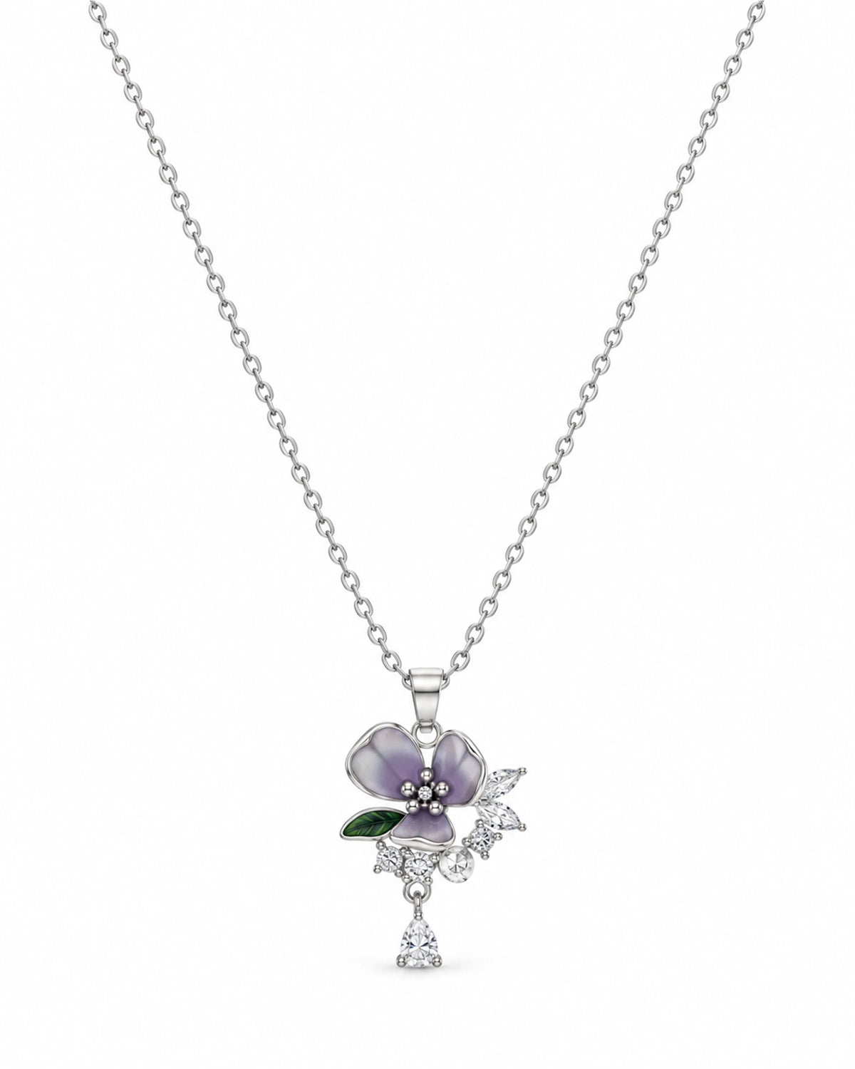 Enchanted Bloom Pendant Set in 92.5 Silver