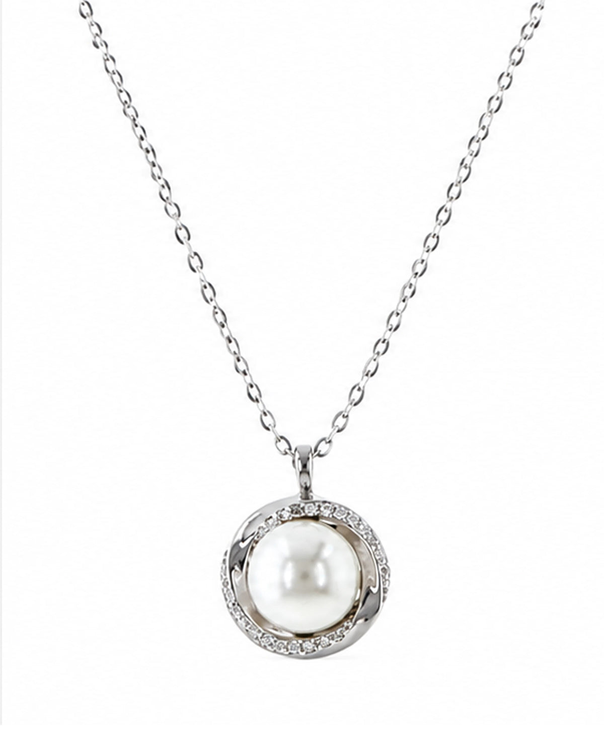 Pearl Radiance Pendant Set in 92.5 Silver
