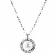 Pearl Radiance Pendant Set in 92.5 Silver