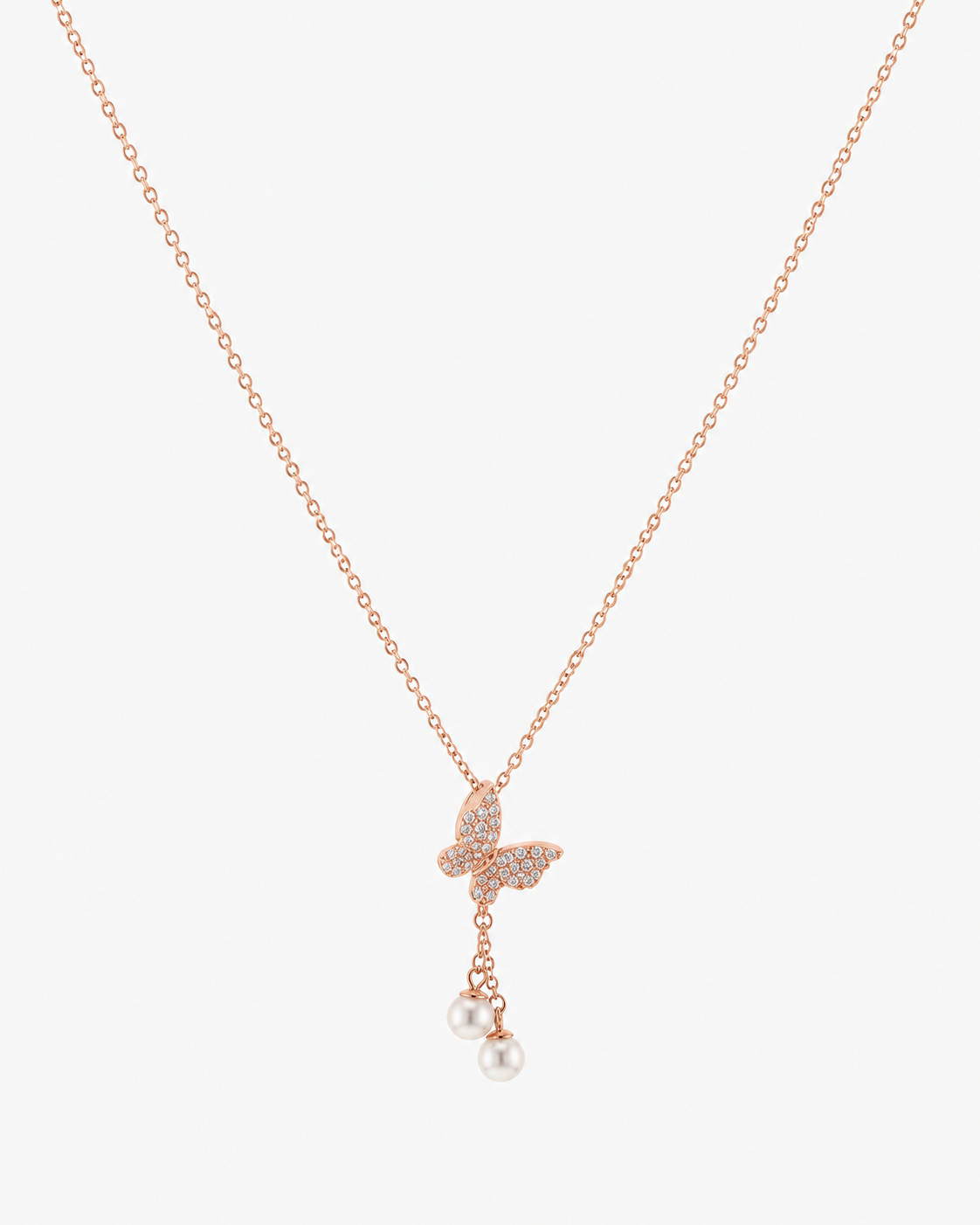 Pearl Wing Pendant Set in 92.5 Silver