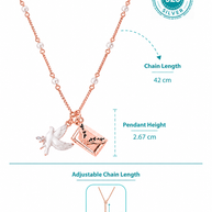White Pearl Love Chain in 92.5 Silver