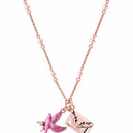 Pink Love Chain in 92.5 Silver