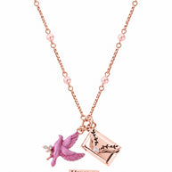 Pink Love Chain in 92.5 Silver