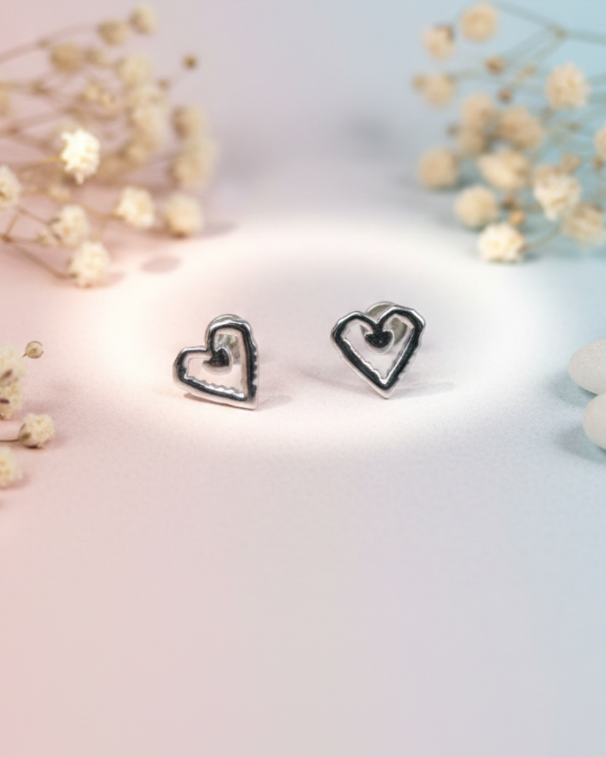 Love Knot Studs in 92.5 Silver