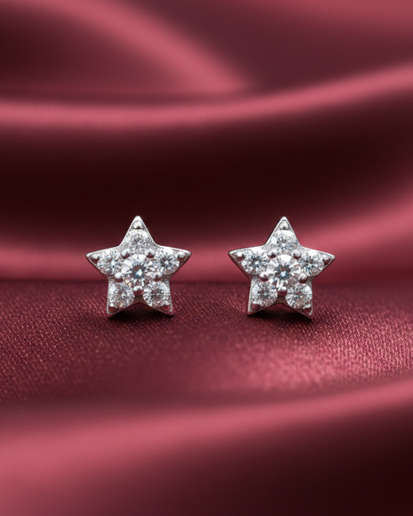 Star Studs in 92.5 Silver