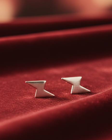 Thunder Studs in 92.5 Silver