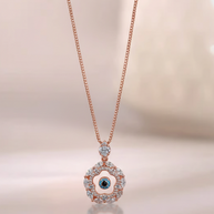 Evil Eye Chain  in 92.5 Silver
