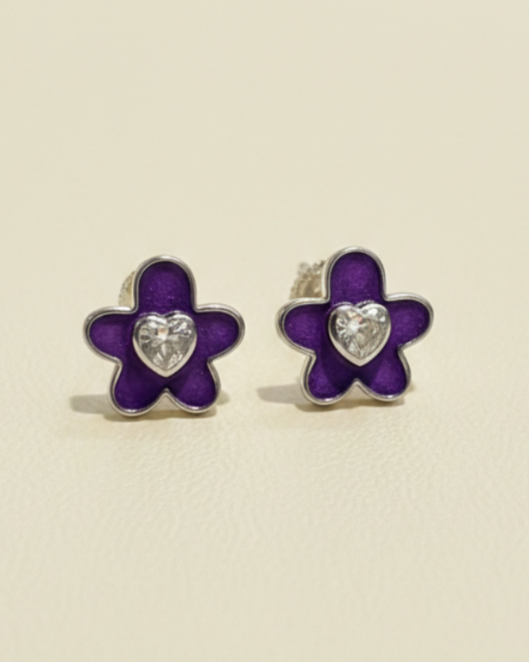 Starlit Studs in 92.5 Silver