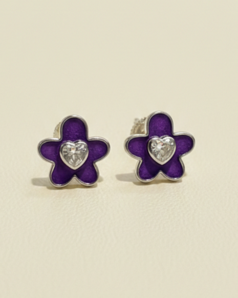Starlit Studs in 92.5 Silver