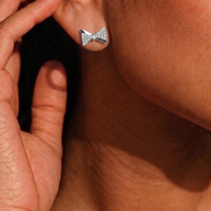 Bow Studs in 92.5 Silver