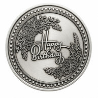 Laser Etched  Silver Coin in 999 Silver