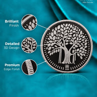 Detailed 999 Pure silver round Coin
