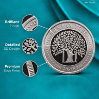 Banyan Tree Round 5g Coin in 999 Silver