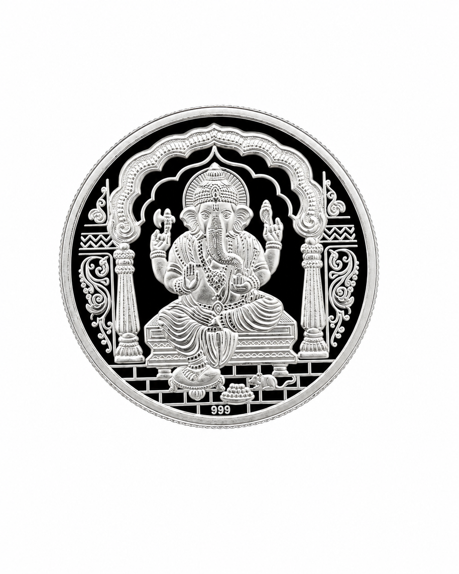 Ganesha 5g Coin in 999 Silver