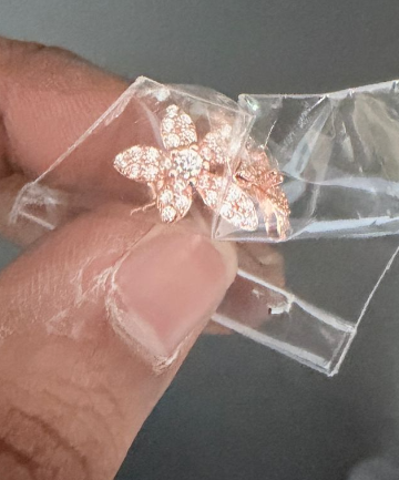Rose gold leaf