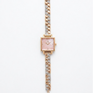 Pink Prism Watch in 92.5 Silver