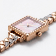 Pink Prism Watch in 92.5 Silver
