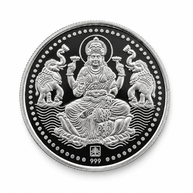 Gaja Lakshmi 20g Coin in 999 Silver
