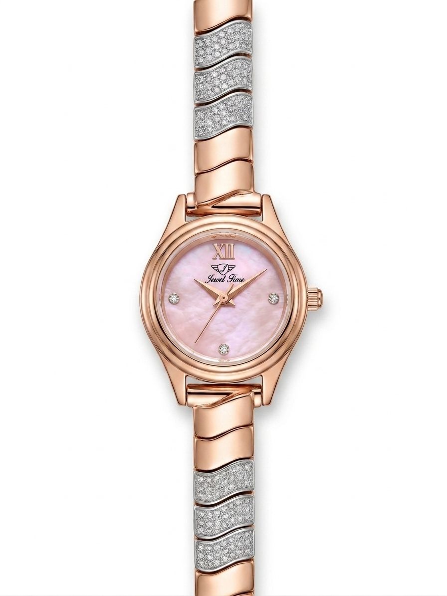Champagne Glow Watch in 92.5 Silver