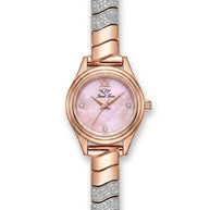 Champagne Glow Watch in 92.5 Silver