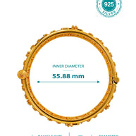 Rohini Bangles in 92.5 Silver
